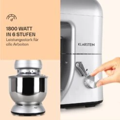 Bella Küchenmaschine 2000 W / 2,7 PS 5 Ltr Edelstahl BPA-frei -Haushaltsgeräte Geschäft 10005314 de 0003 logo