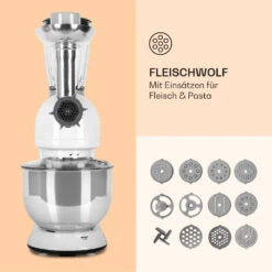 Lucia Küchenmaschine 3-in-1 2000 W / 2,7 PS 5 Ltr Edelstahl BPA-frei -Haushaltsgeräte Geschäft 10008236 de 0005 logo