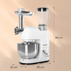 Lucia Küchenmaschine 3-in-1 2000 W / 2,7 PS 5 Ltr Edelstahl BPA-frei -Haushaltsgeräte Geschäft 10008236 yy 0008 logo