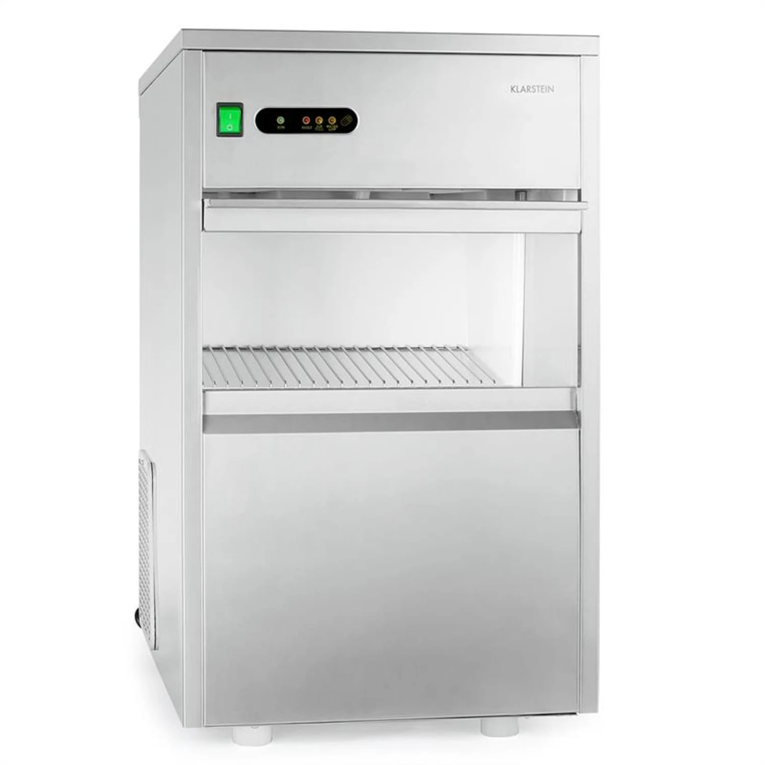 Powericer XXL Eiswürfelmaschine 160W 25 Kg/Tag 6 Kg Behälter Edelstahl 9 Powericer XXL Eiswürfelmaschine 160W 25 Kg/Tag 6 Kg Behälter Edelstahl – Bild 7
