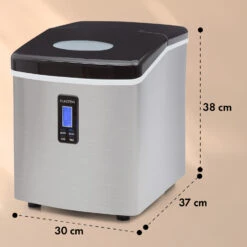 Mr. Black-Frost Eismaschine 150W Edelstahl Schwarz 15kg -Haushaltsgeräte Geschäft 10020109 yy 0011 dimensions