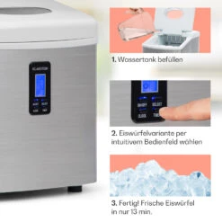 Mr. Silver-Frost Eismaschine 150W Edelstahl Weiß 15kg 12 Mr. Silver-Frost Eismaschine 150W Edelstahl Weiß 15kg -Haushaltsgeräte Geschäft 10020110 de 0004 usp