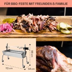 Sauenland Spanferkelgrill Mit Elektromotor Drehspieß -Haushaltsgeräte Geschäft 10026798 de 0006 usp