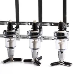 Hazlehov Sixtett 6-fach Getränkespender Dosierer Wandmontage -Haushaltsgeräte Geschäft 10026799 yy 0005 titel oneConcept Hazlehov Sixtett Getraenkespender