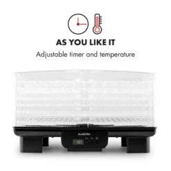 Bananarama Dörrautomat Schwarz 550W Trockner Dehydrator 6 Etagen -Haushaltsgeräte Geschäft 10027831 yy 0005 logo Klarstein Bananarama Doerrautomat schwarz reedit