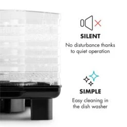 Bananarama Dörrautomat Schwarz 550W Trockner Dehydrator 6 Etagen -Haushaltsgeräte Geschäft 10027831 yy 0006 logo Klarstein Bananarama Doerrautomat schwarz reedit