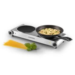 Captain Cook² Doppel-Kochplatte Infrarot 2400W Edelstahl -Haushaltsgeräte Geschäft 10027875 yy 0007 titel Klarstein Captain Cook Doppel Kochplatte