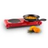 Captain Cook² Doppel-Kochplatte Infrarot 2400W Edelstahl Rot -Haushaltsgeräte Geschäft 10027876 yy 0001 titel Klarstein Captain Cook Doppel Kochplatte