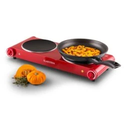 Captain Cook² Doppel-Kochplatte Infrarot 2400W Edelstahl Rot -Haushaltsgeräte Geschäft 10027876 yy 0007 titel Klarstein Captain Cook Doppel Kochplatte