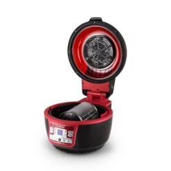 VitAir Turbo Heißluftfritteuse Rot-schwarz 1400W Grillen Backen 9l -Haushaltsgeräte Geschäft 10028289 yy 0007 titel Klarstein VitAir Heissluftfritteuse