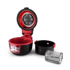 VitAir Turbo Heißluftfritteuse Rot-schwarz 1400W Grillen Backen 9l -Haushaltsgeräte Geschäft 10028289 yy 0008 titel Klarstein VitAir Heissluftfritteuse