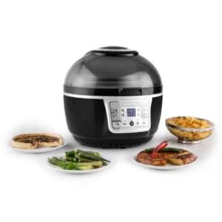 VitAir Turbo Heißluftfritteuse Grau-schwarz 1400W Grillen Backen 9l 15 VitAir Turbo Heißluftfritteuse Grau-schwarz 1400W Grillen Backen 9l -Haushaltsgeräte Geschäft 10028290 yy 0003 ambient klarstein vitair heissluft frieteuse