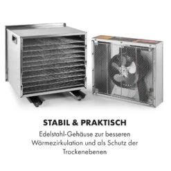 Fruit Jerky Steel 10 Dörrautomat 10 Etagen 1000 W Fläche: 1,5 M² Timer 16 Fruit Jerky Steel 10 Dörrautomat 10 Etagen 1000 W Fläche: 1,5 M² Timer -Haushaltsgeräte Geschäft 10028437 de 0007 logo