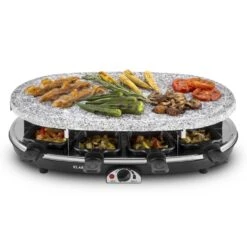 Steaklette Raclettegrill 1500 W Granit-Natursteinplatte 8 Personen -Haushaltsgeräte Geschäft 10028449 yy 0003 titel Klarstein Steaklette Raclette Natursteingrill