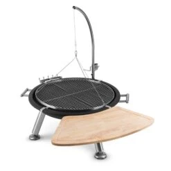 Turion Galgen-Schwenkgrill Feuerschale Ø80cm BBQ Seilzug Edelstahl -Haushaltsgeräte Geschäft 10028486 yy 0004 logo