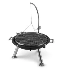 Turion Galgen-Schwenkgrill Feuerschale Ø80cm BBQ Seilzug Edelstahl -Haushaltsgeräte Geschäft 10028486 yy 0008 logo