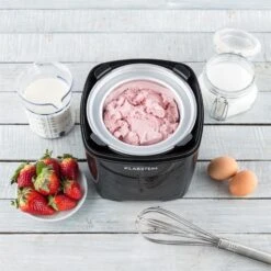 Creamberry Eiscremebereiter Flaschenkühler Frozen Yogurt Maschine 1,5l -Haushaltsgeräte Geschäft 10028924 yy 0005 ambient Klarstein Creamberry Eisbereiter reedit