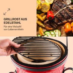 Princesize Kamado-Grill Keramikgrill Edelstahl-Grillrost Smoker BBQ -Haushaltsgeräte Geschäft 10029124 de 0003 logo