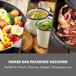 Hotrod 45 Dutch Oven BBQ-Topf 4,5 Qt / 4 Liter Gusseisen Schwarz 12 Hotrod 45 Dutch Oven BBQ-Topf 4,5 Qt / 4 Liter Gusseisen Schwarz -Haushaltsgeräte Geschäft 10029165 de 0003 logo