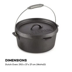 Hotrod 45 Dutch Oven BBQ-Topf 4,5 Qt / 4 Liter Gusseisen Schwarz 17 Hotrod 45 Dutch Oven BBQ-Topf 4,5 Qt / 4 Liter Gusseisen Schwarz -Haushaltsgeräte Geschäft 10029165 yy 0008 logo