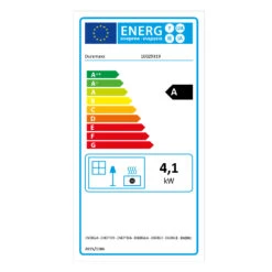 Kamtschatka Gasheizofen Gasheizer Keramikbrenner Infrarot 4,1kW -Haushaltsgeräte Geschäft 10029319 energy label