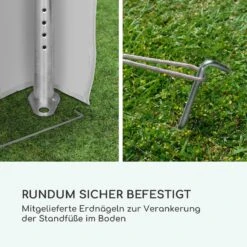 Sommerfest 3x6m 500 G/m² Partyzelt Festzelt PVC Wasserdicht Verzinkt -Haushaltsgeräte Geschäft 10029431 de 0009 logo