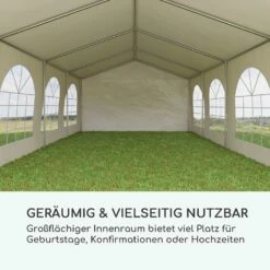 Sommerfest 4x8m 500 G/m² Partyzelt Festzelt PVC Wasserdicht Verzinkt -Haushaltsgeräte Geschäft 10029438 de 0003 logo