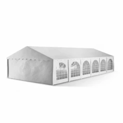 Sommerfest 6x12m 500 G/m² Partyzelt Festzelt PVC Wasserdicht Verzinkt