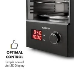 Steakreaktor 2.0 Indoor Grillgerät 850 °C 1600W Infrarot Made In Germany -Haushaltsgeräte Geschäft 10029610 yy 0007 logo Klarstein Steakreaktor Indoor Grillgeraet black reedit v2