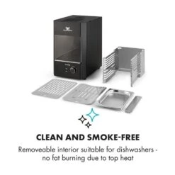 Steakreaktor 2.0 Indoor Grillgerät 850 °C 1600W Infrarot Made In Germany -Haushaltsgeräte Geschäft 10029610 yy 0008 logo Klarstein Steakreaktor Indoor Grillgeraet black reedit v2