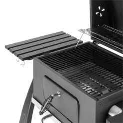Bigfoot Holzkohlegrill Smoker BBQ-Grill 55 X 40 Cm Stahl Schwarz -Haushaltsgeräte Geschäft 10029763 yy 0007 detail Klarstein Bigfoot BBQ Grill Smoker