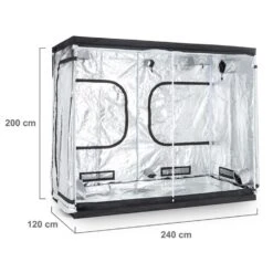 Eden Grow XL Growbox Growzelt Homegrow Indoor 240x120x200cm -Haushaltsgeräte Geschäft 10029769 yy 0004 logo grow tent