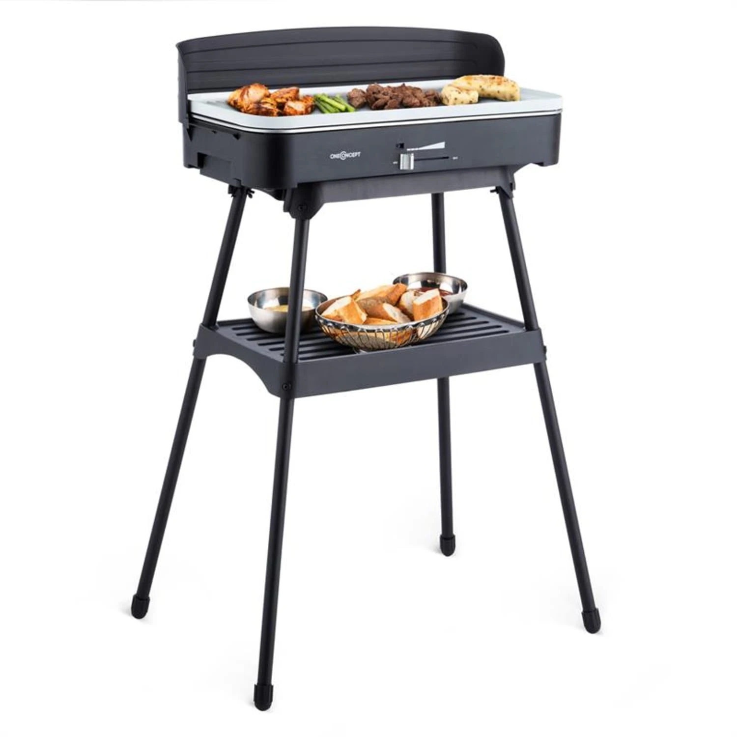 Porterhouse Elektrogrill Tischgrill 2200 W Keramikbeschichtung