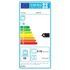 Vilhelmine Backofen 55 L Einbau Energieeffizienzklasse A Schwarz 15 Vilhelmine Backofen 55 L Einbau Energieeffizienzklasse A Schwarz -Haushaltsgeräte Geschäft 10030225 energy label