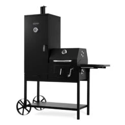 Fleischbrocken Holzkohlegrill Smoker Räucherofen BBQ-Grill Schwarz -Haushaltsgeräte Geschäft 10030554 yy 0006 titel Professional charcoal grill and smoker