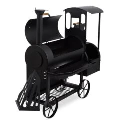 Dampflok Smoker Grill 3 Mm Stahl Schwarz -Haushaltsgeräte Geschäft 10030555 yy 0006 front Train Grill