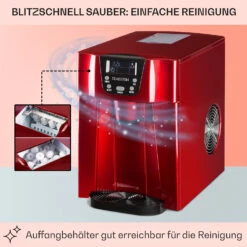 Ice Volcano 2G Eismaschine LED 12kg Je 24h 2l 6-12min Rot 15 Ice Volcano 2G Eismaschine LED 12kg Je 24h 2l 6-12min Rot -Haushaltsgeräte Geschäft 10030849 DE 0005 usp