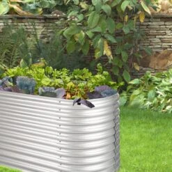 High Grow Hochbeet Gartenbeet 2,0m Zink-Alu-Beschichtung Silber -Haushaltsgeräte Geschäft 10031119 uk 0003 logo