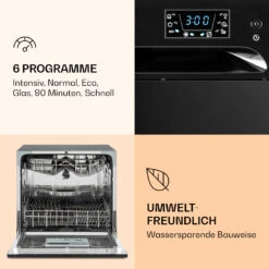 Amazonia 8 Geschirrspülmaschine 1620 Watt 8 Maßgedecke 49 DB Aquastop -Haushaltsgeräte Geschäft 10031525 de 0004 logo