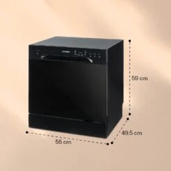 Amazonia 8 Geschirrspülmaschine 1620 Watt 8 Maßgedecke 49 DB Aquastop -Haushaltsgeräte Geschäft 10031525 yy 0006 logo