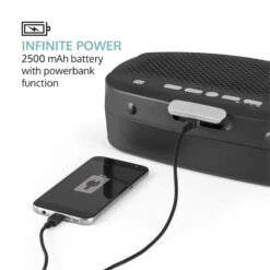 Picknicker Trolley Music Cooler 36l Trolley-Kühlbox BT-Lautsprecher -Haushaltsgeräte Geschäft 10031527 yy 0007 logo auna Picknicker Trolley Music Cooler Kuehlbox grau reedit