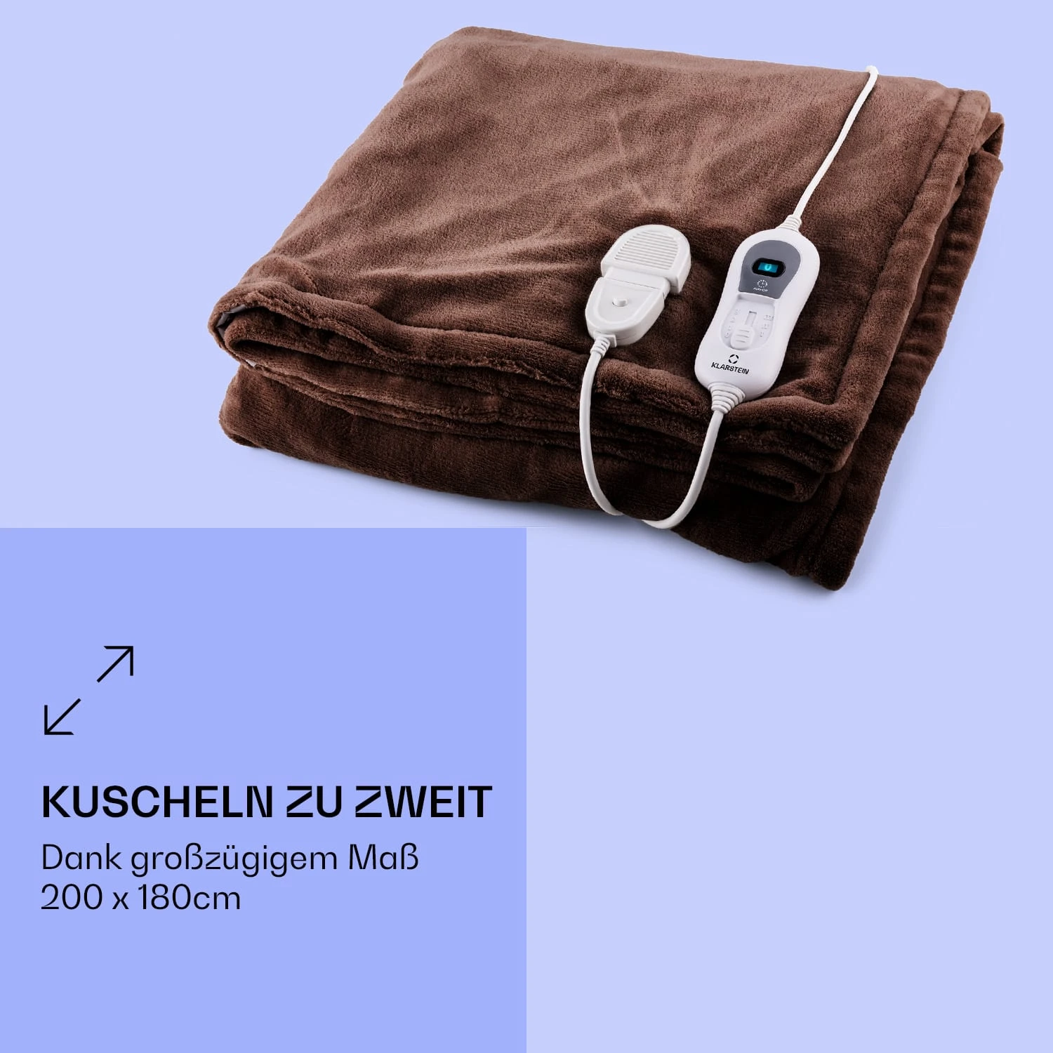 Dr. Watson XXL Heizdecke 3 Stufen Waschbar 200x180cm Mikroplüsch 7 Dr. Watson XXL Heizdecke 3 Stufen Waschbar 200x180cm Mikroplüsch – Bild 5