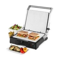 Burgermeister 3-in-1 Kontaktgrill Tischgrill Paninimaker 2000W -Haushaltsgeräte Geschäft 10031664 yy 0006 titel Klarstein Burgermeister 3in1 Kontaktgrill