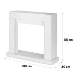 Studio Frame Kamingehäuse MDF Modernes Design -Haushaltsgeräte Geschäft 10031705 yy 0004 logo Stylish design fireplace