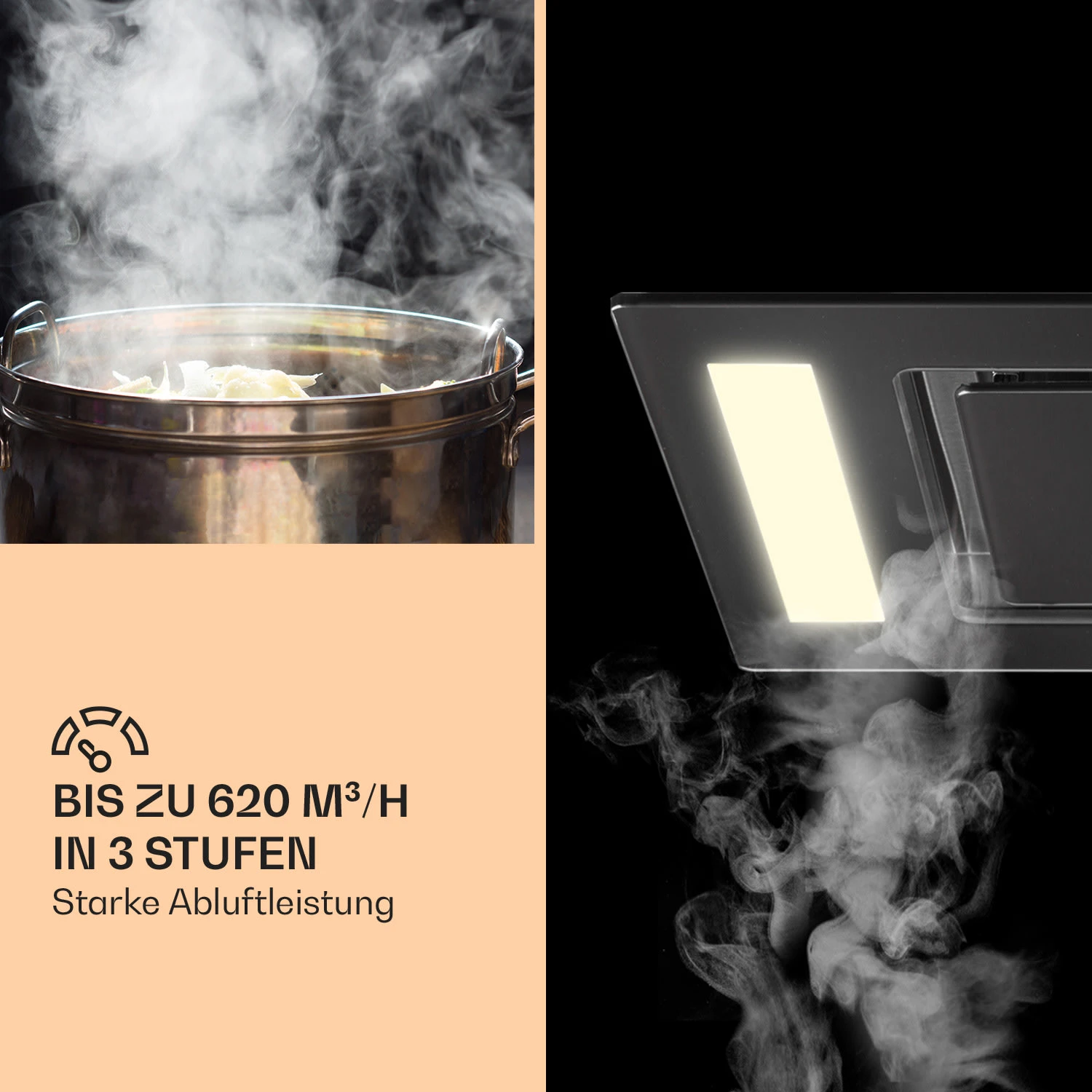 Remy Deckenhaube 90 Cm 619 M³/h 230W 3 Stufen Fernbedienung 6 Remy Deckenhaube 90 Cm 619 M³/h 230W 3 Stufen Fernbedienung – Bild 4