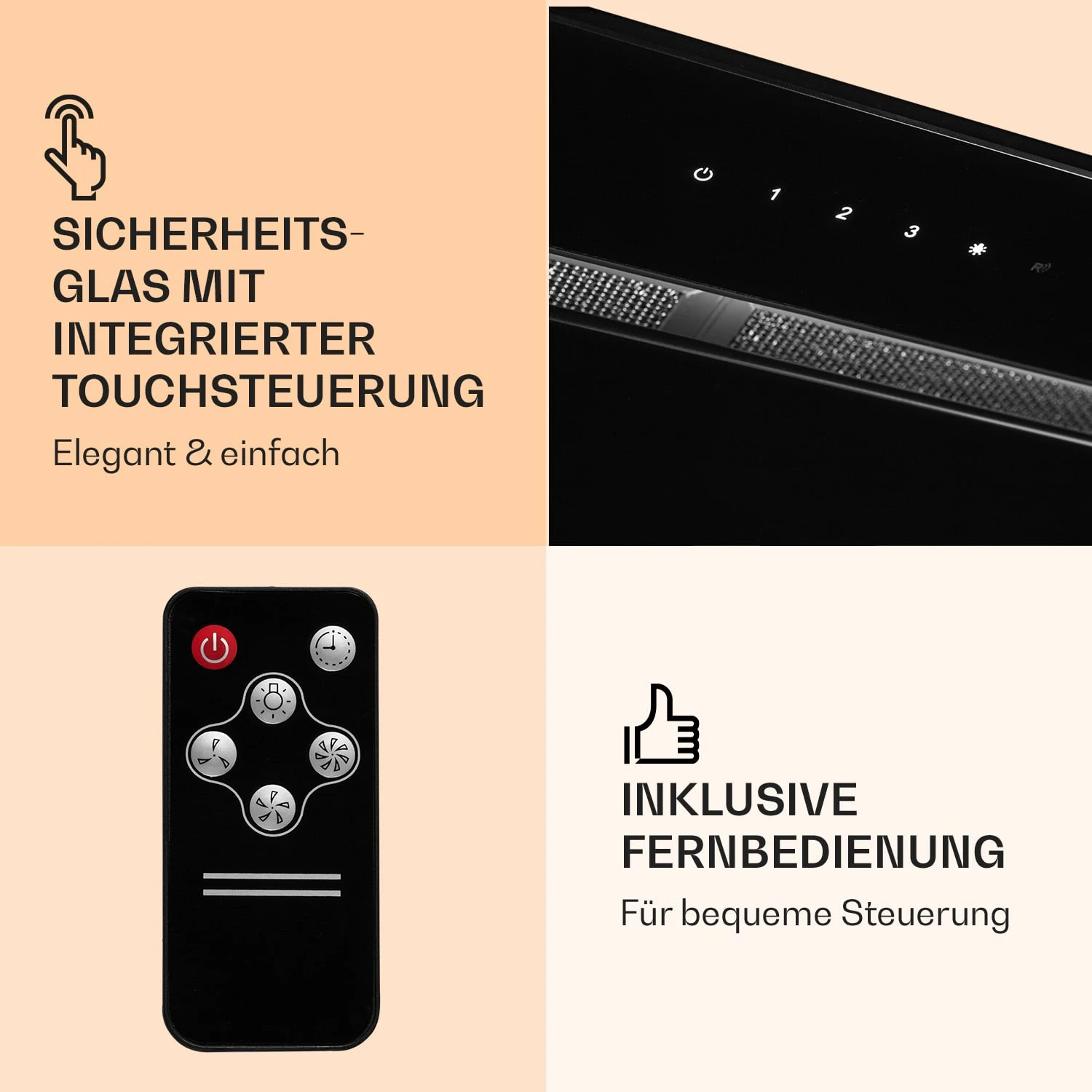 Remy Deckenhaube 90 Cm 619 M³/h 230W 3 Stufen Fernbedienung 7 Remy Deckenhaube 90 Cm 619 M³/h 230W 3 Stufen Fernbedienung – Bild 5