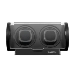 Lugano Uhrenbeweger Kunststoff 2 Uhren 4 Modi Schwarz 10 Lugano Uhrenbeweger Kunststoff 2 Uhren 4 Modi Schwarz -Haushaltsgeräte Geschäft 10032007 yy 0003 front Klarstein Lugano Uhrenbeweger schwarz