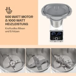 GrandPrix Küchenmaschine 500W / 1000W 2,5l Edelstahl-Rührschüssel 11 GrandPrix Küchenmaschine 500W / 1000W 2,5l Edelstahl-Rührschüssel -Haushaltsgeräte Geschäft 10032089 de 0003 logo