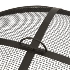 Catania 2-in-1-Feuerschale Ø80cm Funkenschutz Ø70cm Grill Stahl Antik -Haushaltsgeräte Geschäft 10032140 uk 0007 detail