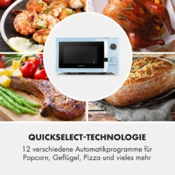 Fine Dinesty 2-in-1-Mikrowelle: 23l 800W / Grill: 1000W Blau -Haushaltsgeräte Geschäft 10032201 de 0005 logo